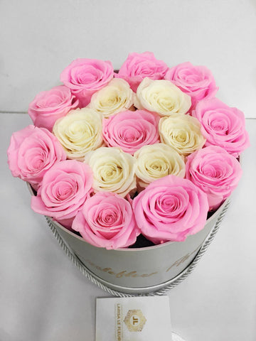 LARGE Round Box of eternity Roses