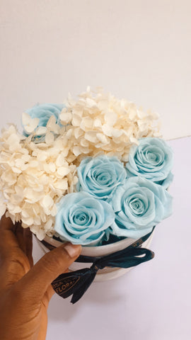 ROUND MIXED FLOWER BOX