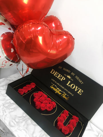 I LOVE YOU BOX OF ROSES