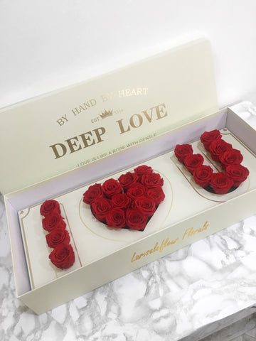 I LOVE YOU BOX OF ROSES