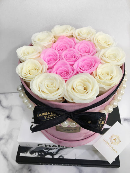 LARGE Round Box of eternity Roses