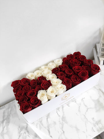 CUSTOM LETTER / NUMBER FLORAL BOX